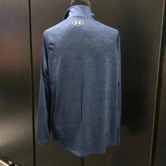 Under Armor Loose Fit athletic pullover/jacket, 1/4 zip,logo graphic,lightweight - Picture 5 of 8